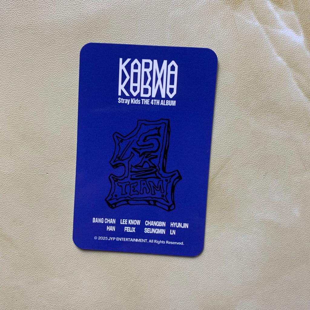 [USED] Anonymous Shipping Stray Kids Bang Chan Pop-Up Uniform (Hometown Pop-Up) POPUP KARMA Trading Card