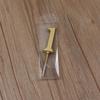 Golden Number Birthday Candle