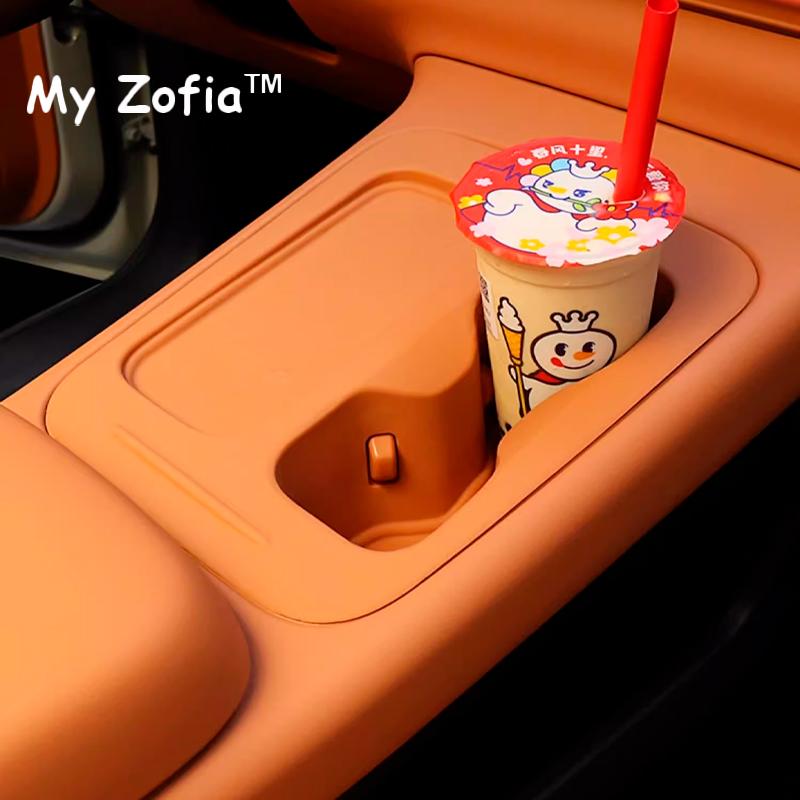 For Leapmotor C10 2024 2025 Car Center Console Wireless Charging silicone Pad Cup holder Integrated Mat Interior Accessories