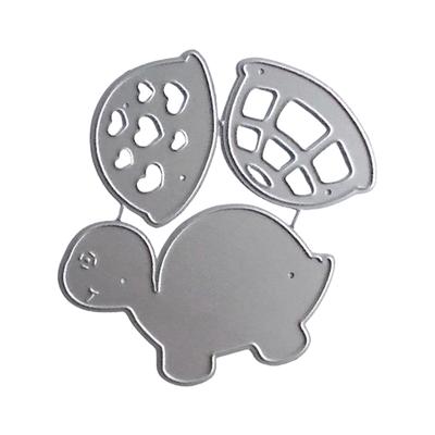 Fustelle Metalliche Tartarughe Acciaio al Carbonio Fustelle Taglio Tartaruga Stencil per Goffratura per Biglietti d'Auguri Scrapbooking Decorazioni