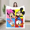 Daisy Duck and Donald   Blanket  Super Warm Print Plush Throw Blanket For Kids Couch Chair Flannel Bedspread Bed Cover