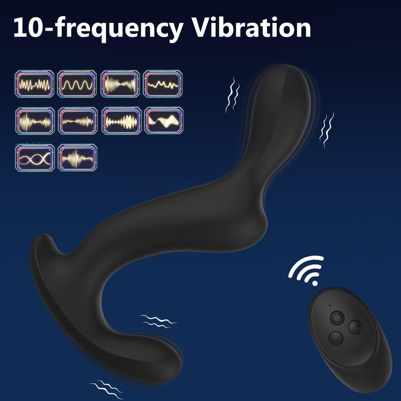 Male Prostate Massage Remote Anal Vibrator Delay Ejaculation Ring Wearing Anal Plug G-spot Stimulate Anus Plug Butt Sex Toys