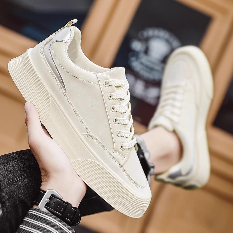 Herrenschuhe 2024 neu Frühling Arbeitsschutz Baustelle Arbeit Brettschuhe Sport und Freizeit Lederschuhe Koch Frühjahr Flut Schuhe