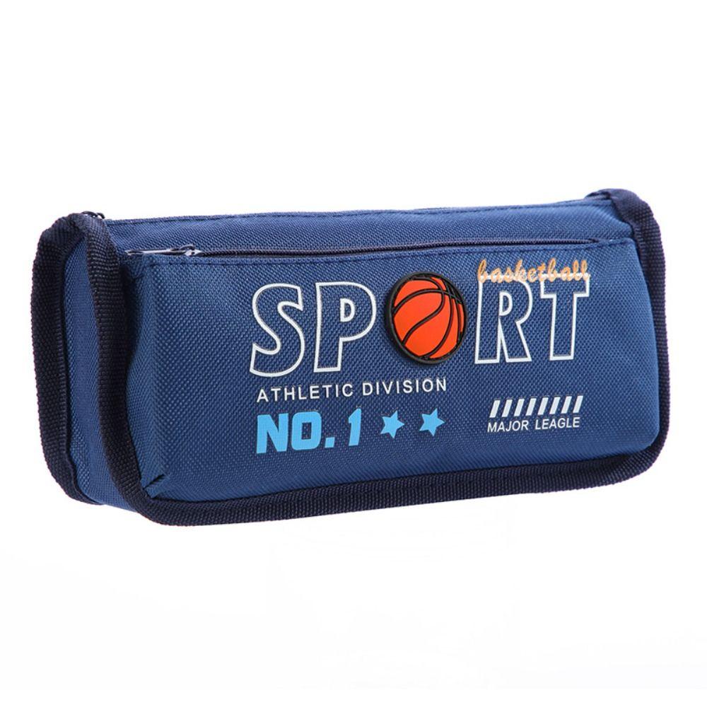 Basketball Baseball Stationery Storage Bag Double-layer School Supplies Pencil Case Students