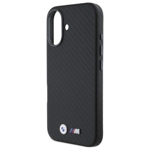 Bmw Bmhcp16S23Pufwc Iphone 16 6.1       Czarny/Black Hardcase Carbon Wrapped Metal