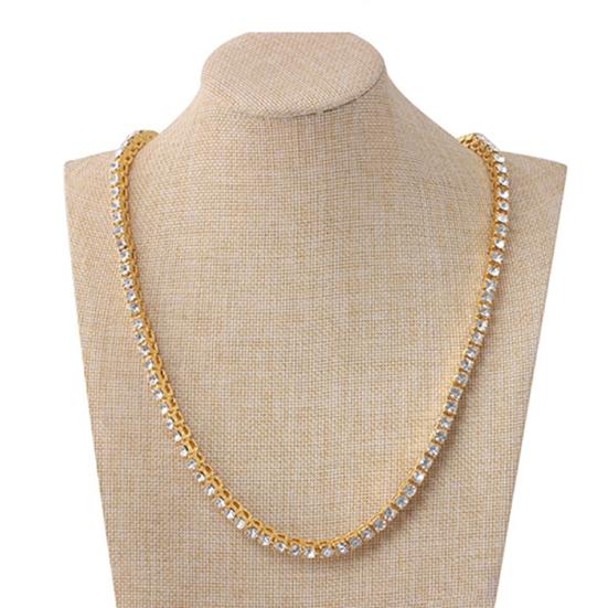 Cool tenisový řetízek Novinka 2 barvy odolný proti opotřebení