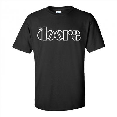 The Doors Unisex medvilniniai marškinėliai suaugusiems su logotipu