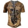 Vintage Taste V-ausschnitt männer T Shirt Drucken Kurzarm Gothic Punk T Shirt Für Männer Übergroße Tops T Shirt Männer streetwear