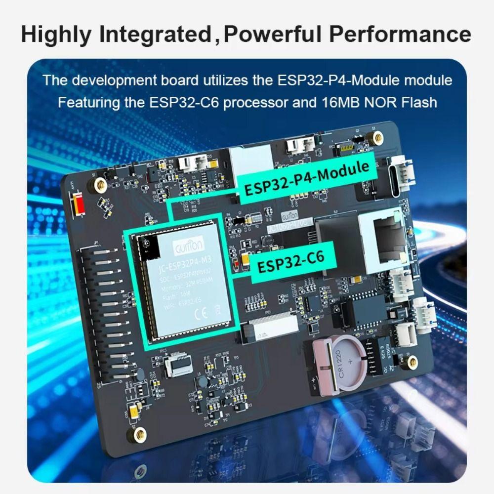 1024*600 Resolution ESP32-P4 Development Board IPS Screen IPS Capacitive Touch  Industrial HMI