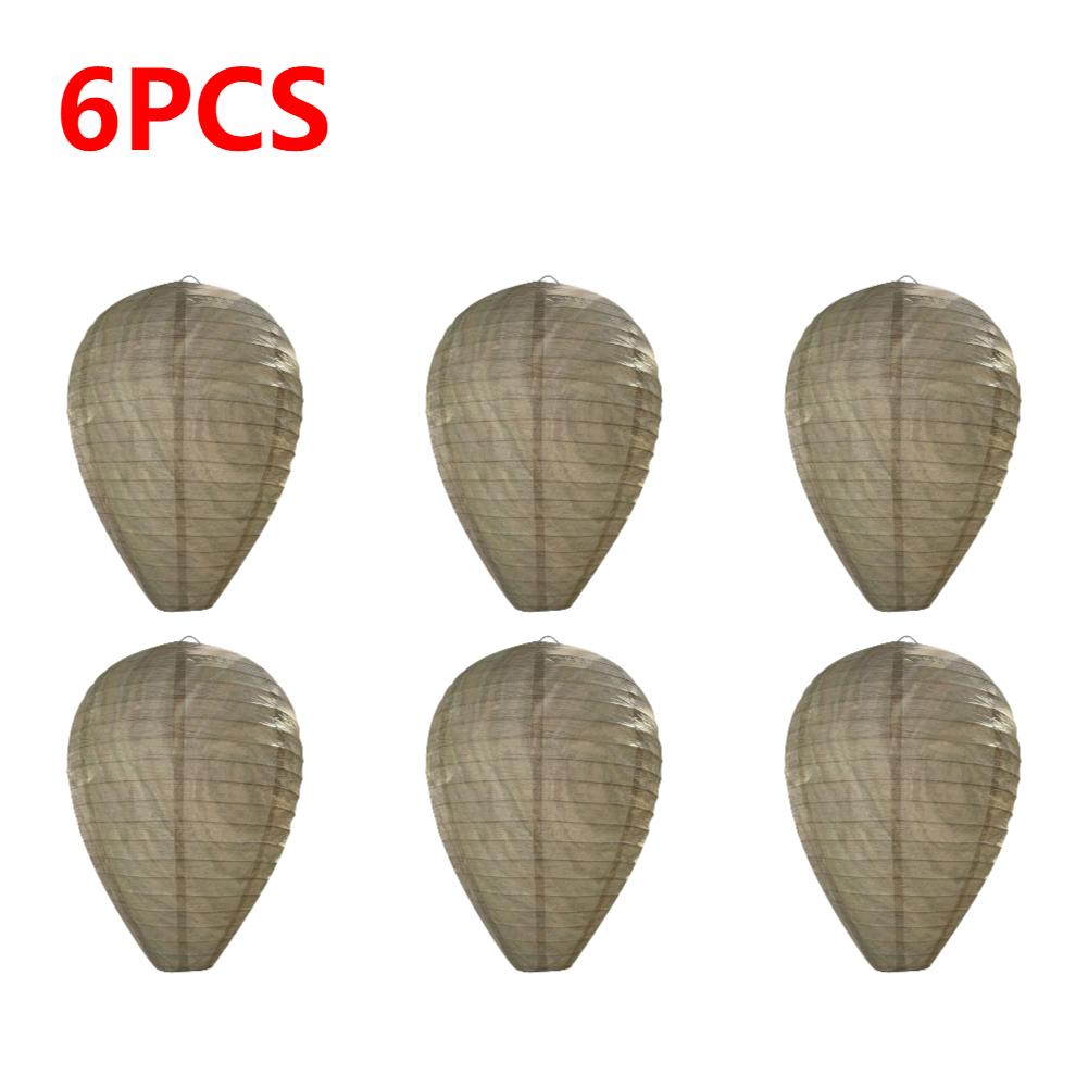 1-10 Stück Hängende Wespenhorst-Attrappe Fliegenfänger Papierwespen-Attrappe Bienen-Attrappe Abschreckung für Außenbereich Garten Insektenschutzfallen