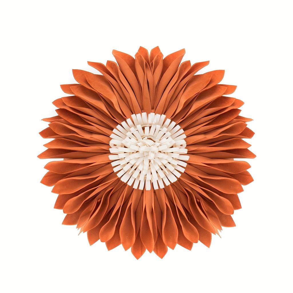 1pc Contemporary Floral Throw Pillow Cover, Handcrafted Artistic Cushion Case, Machine Washable Polyester Decorative Pillowcase with Zipper Closure