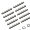 Intake Exhaust Manifold Stud Studs Bolt Stainless Steel Replaces High Performance Premium Durable