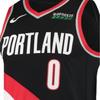 Nike NBA Basketball Jerseys Men's Black Moderate Straight Fit AV2696-010