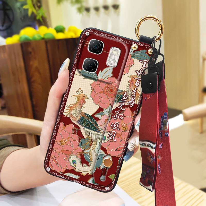Silicone Shockproof Phone Case For infinix Hot50i/Smart9/X6531/X6532 Anti-knock Phone Holder For Mom Durable Fashion