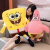 Latest Large Dimension Cartoon Anime Spongebob Doll Plush Children Playthings Plushies Stuffed Animal Peluche Home Decoration Pillow Present