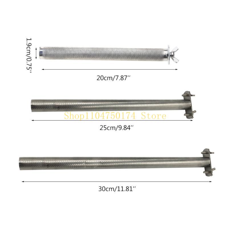 Parrot Perch Bird Stainless Steel Stand Scratching Climbing Paw Grinding for Birds Cage Accessories 3 Sizes top sale