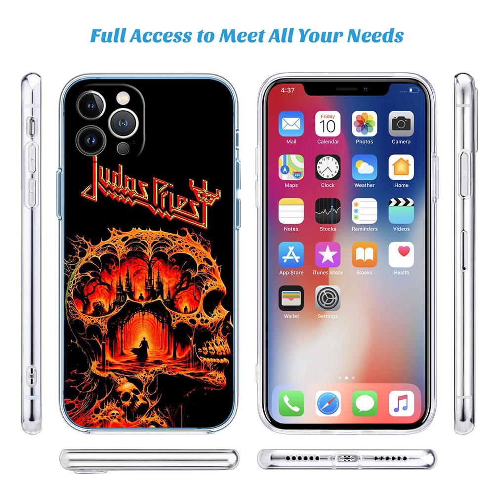 BF72 J-Judas P-Priest Phone Case for Motorola Moto E13 E15 E20 E22 E22I E22S E30 E32 E40 E7 E7I G Plus Power Play Stylus G22 G14