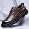 Plattform Herr Lyxig Casual Läder Högkvalitativa Fritids Verktygsskor Bekväma Insida Handgjorda Trendskor Stor Storlek