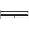 Wall Shelf Set 6 pcs Black Oak Effect 100 x 25 x 30 cm