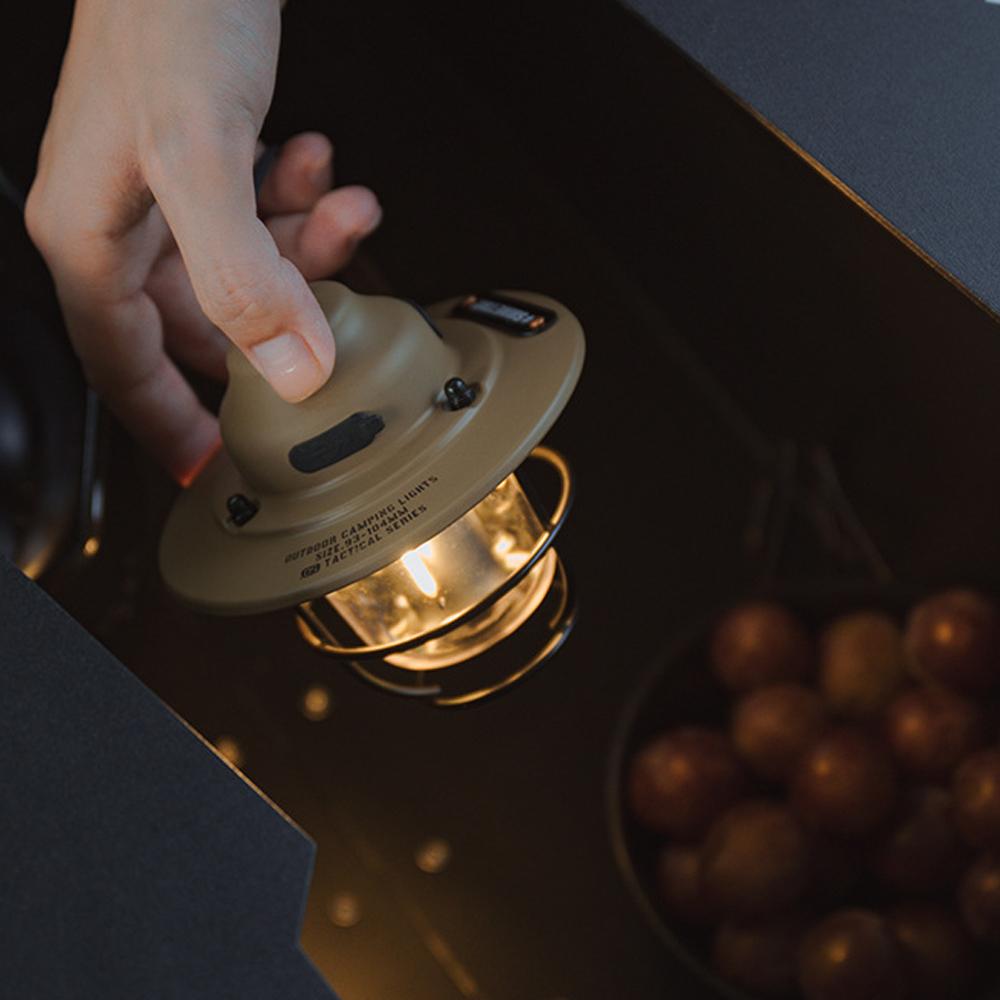 Lampada da campeggio senza fili Lanterna per atmosfere domestiche con luce sospesa portatile per esterni
