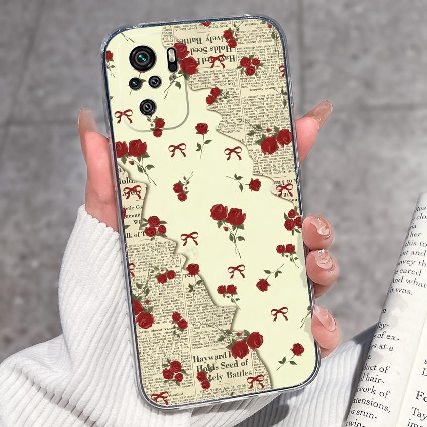 Cute Kitten Phone Case For Redmi Note 10 9 8 7 6 5A Pro 9T 8T 7S 10Lite Soft Casing Screen Protector Top Quality Dustproof Shell For Redmi Clear Cover
