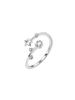 Zirkon Stern Verstellbarer Ring: Japanischer & Koreanischer Stil, Luxus, Nische, Damenschmuck