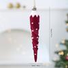 Plastic Christmas Ornament Burgundy Christmas Ball Ornament Christmas Tree Hanging Ornament Plastic For Mantel Wreath Home
