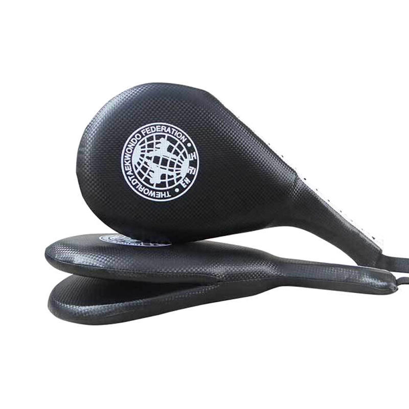 

Taekwondo Double Kick Pad Target Tae Kwon Do Karate Kickboxing Mma Training чёрный