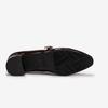 ESquire Women S SheepSkin Enamel Mary Jane pumpS Burgundy