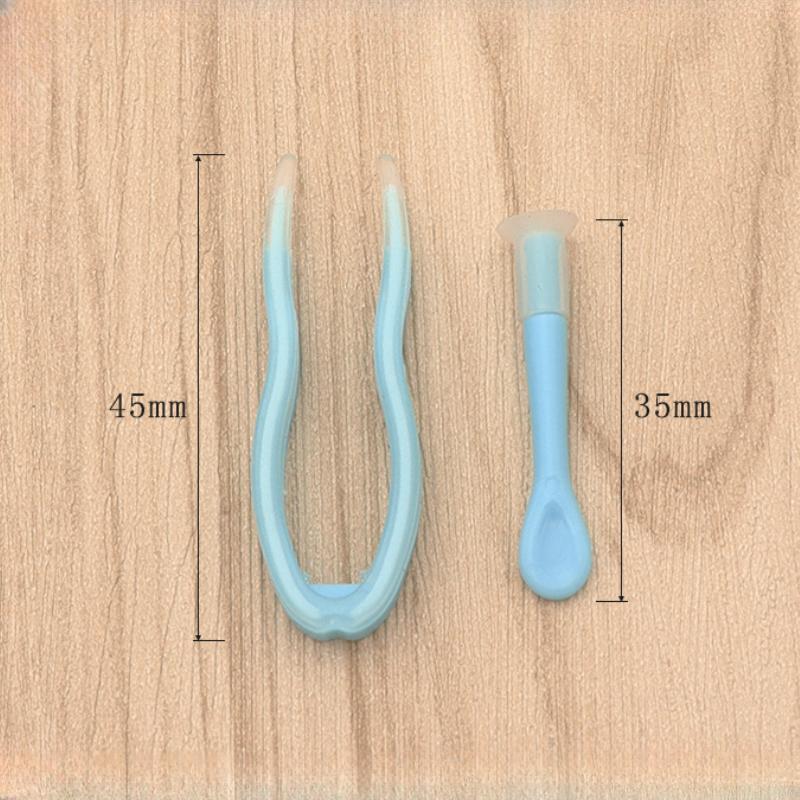 5PC -Customized Box Color Contact Lens Case Clip Stick Tweezers Combination Box Piece Clip Set for Lenses Tweezers