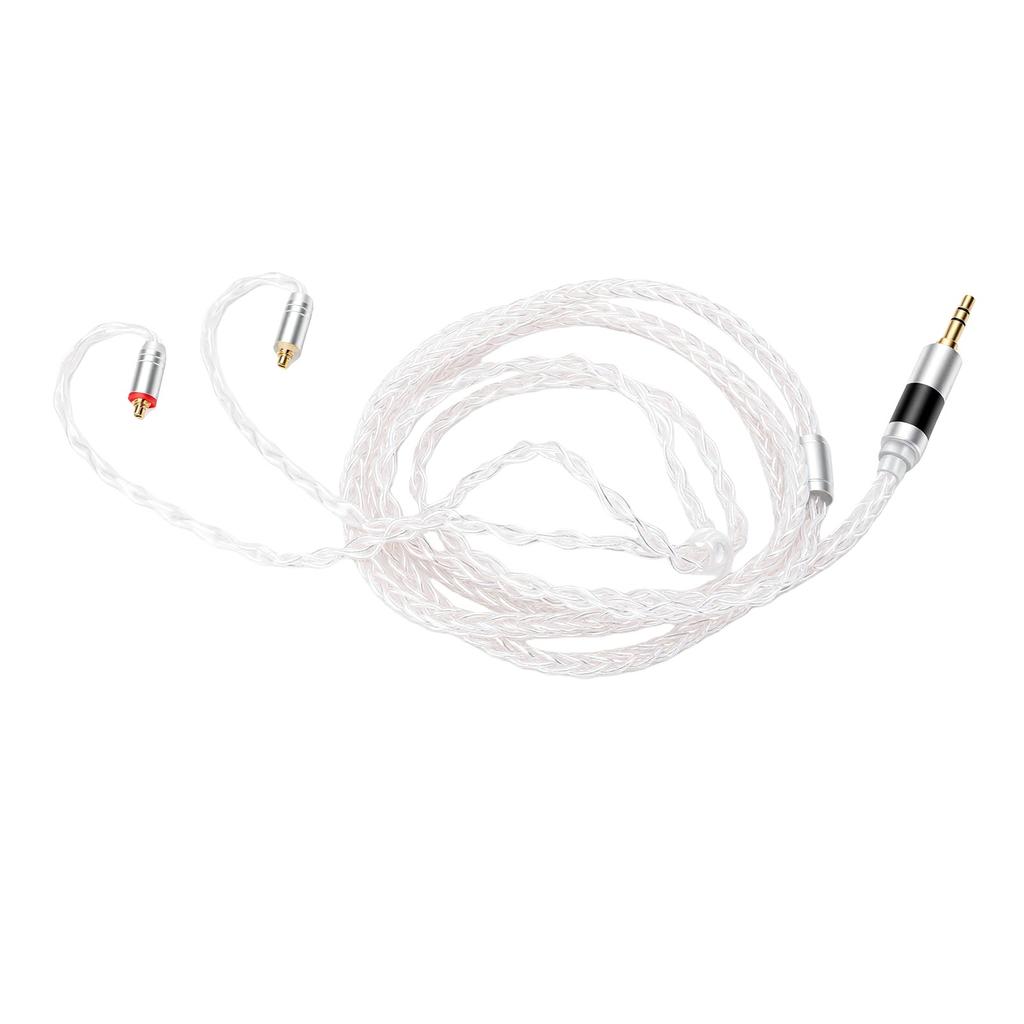 3.5mm Cable Fit for N1AP N3AP XBA A3 Headphone 4.1FT 8 Strands Earphone 3.5mm Cable Wire Replacement White