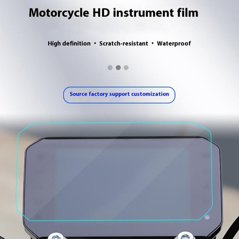 Ochranná fólie na plexi motocyklu Dlouhotrvající ochrana povrchu Nárazuvzdorná ochrana obrazovky motocyklu pro Tracer 9GT