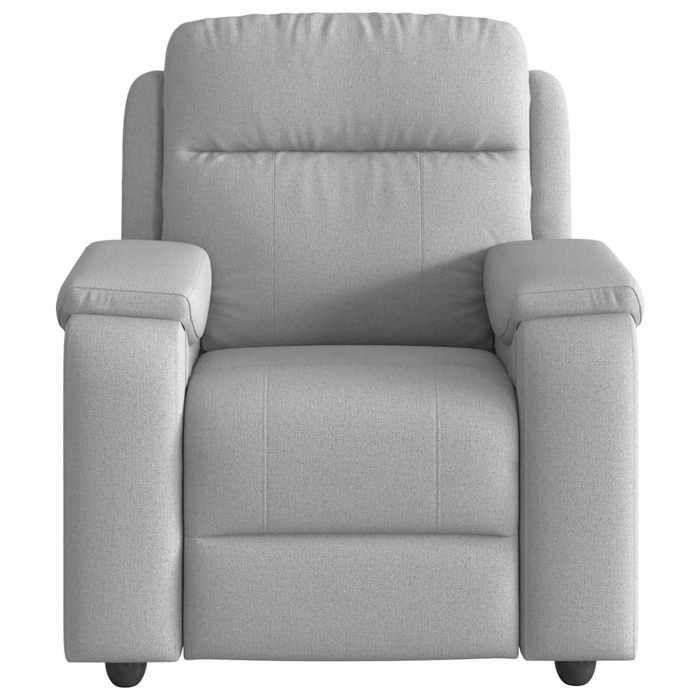 VidaXL Fauteuil inclinable gris nuage tissu, fauteuil, fauteuil inclinable TV, poussette, fauteuil inclinable pour personnes 4015689