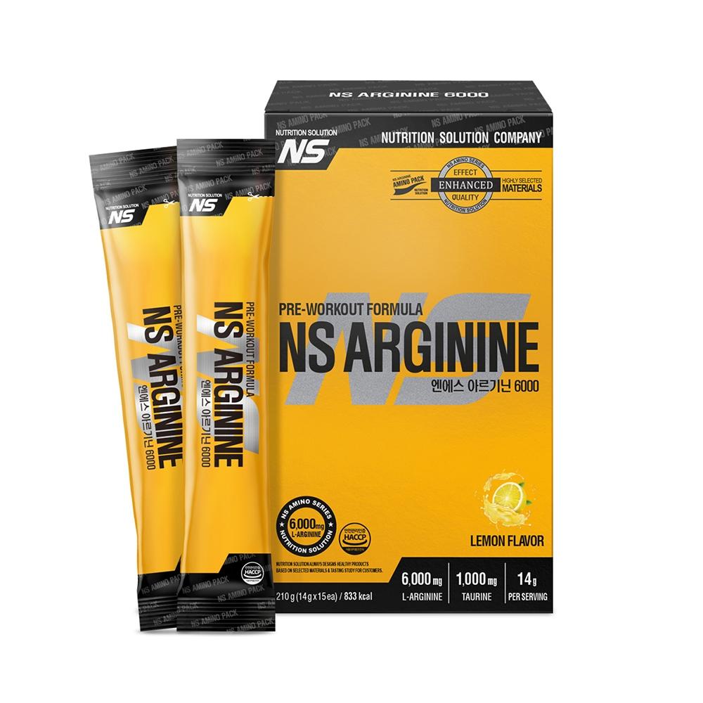 

NS WHEY PACK NS Arginine 6000 Бустер для здоровья с высоким содержанием аминокислот, 14 г x 15 упаковок