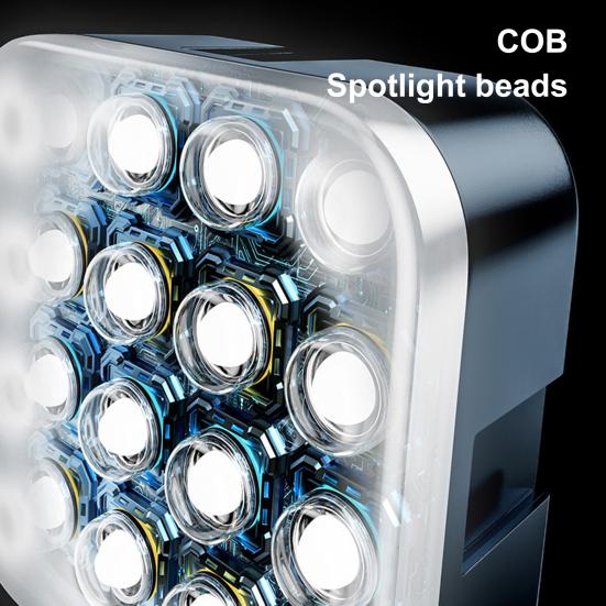 1 Set Fill Color-Temperature Stepless Dimming Light 3 RGB Full-Color High-Brightness Special Effect