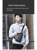 Gentleman's Genuine Leather Crossbody Chest Bag - 2023 Fashion Single Shoulder Backpack