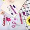 12pcs Multifunctional Nurse Pen Set, Including Pen Light, Permanent Marker, Multicolor Ballpoint Pen, Keychain Clip, Folding Scissors