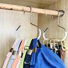 Stainless Steel S Shaped Hanging Hooks Non Slip Dipped Coating Wide Opening For Closet Organizing Hanging Bags Clothes Hats