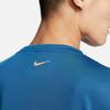 Nike Dri-Fit Rise 365 Running Energy Printed Crew Neck Casual Short Sleeve T-Shirt Men Tops Blue FN3295-476
