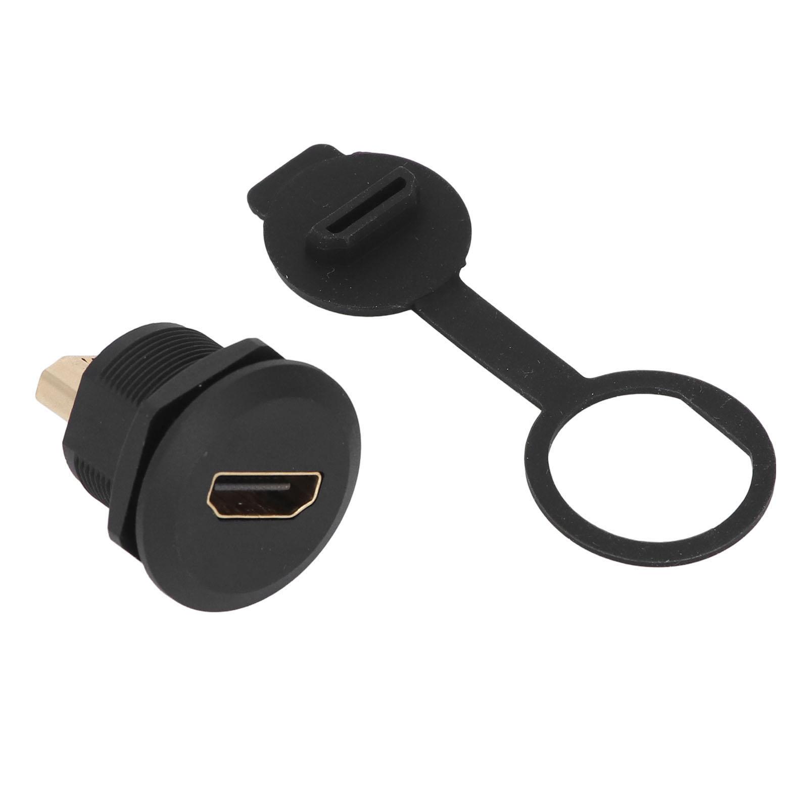 

EP Панельный соединитель Водонепроницаемый Промышленный EP HD Мультимедийный Интерфейс Панельный Монтаж Сквозной