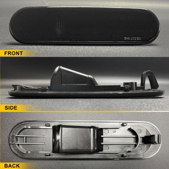 Side Smoked Marker Light Housing Shell Front Rear Fit Honda Civic 2002-05 Si EP3