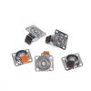 4Pcs Universal Wheel Furniture Caster Soft Rubber 360 Degree Rotation Heavy Duty Casters For Trash Storage Boxes