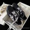 Women's 2025 Black Ballet Running Shoes - Retro Sport Casual