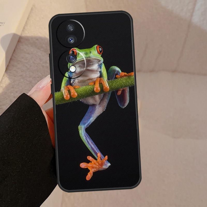 Green Frog Wildlife For Honor Magic 7 6 5 Lite V5 Case For Honor 400 Pro 200 50 70 90 X8a X8b X9a X9b X9c Cover