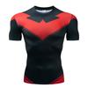 Spiderman Batman Superhero 3d Print Gym Tshirt Men Fitness Tee Compression Tops