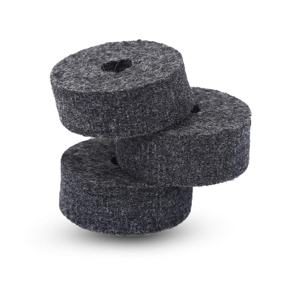 Cymbal Felt Drum Cymbal Felt Cymbal Felt Instrument Gray Pads, Pads, Pads, Easy-to-Use Accessories,