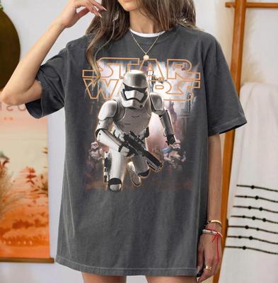 Vintage Stormtrooper Shirt, Retro Star Wars The Force Awakens Graphic Tee, First Order Stormtrooper Tshirt, Galaxy's Edge Trip
