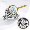 Charms Carriage Pr 925 Bead S925 Pendant Zirconia Beads Gift