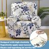 Stretch Recliner Slipcover Single Sofa Protective Cover with Pocket Fully Wrapped Seat Dust Cover Furniture Decoration for Home