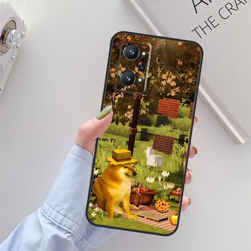 

Doge Meme Cheems For Realme 14 12 10 11 13 Pro Plus GT 6 6T 5 GT7 Pro C61 C55 C51 C21Y C25S C67 C75 C53 Case Realme C33